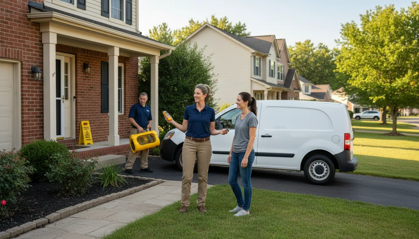 Water restoration image for Water Damage & Restoration Services in Hopedale, OH